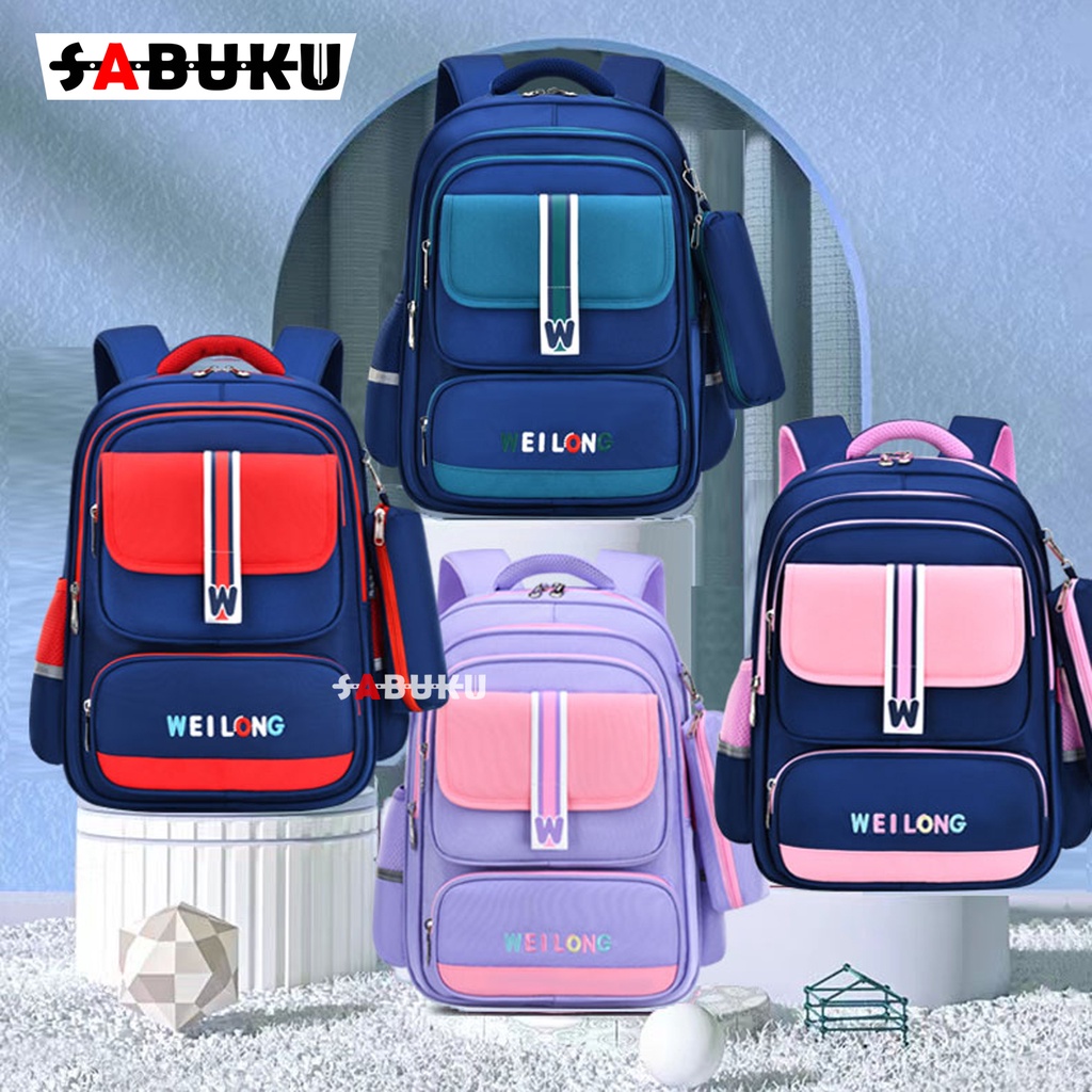 Tas Sekolah Anak Laki Laki Dan Perempuan Sekolah SD SMP SMA BackPack Kapasita Besar Laptop Unisex Tas Punggung Anak Remaja - 289