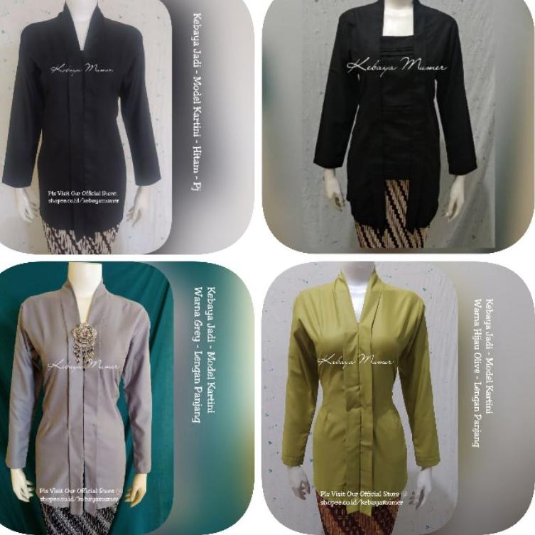 MURAH Kebaya Kutubaru Murah | Kebaya Kartini Hitam | Kebaya Kutubaru Opnesel | Kebaya Murah