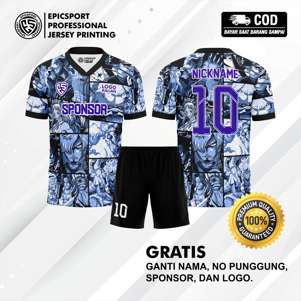 JERSEY FUTSAL ONEPIECESETELAN FULLPRINTING CUSTOM / JERSEY TEAM BOLA, JERSEY BERKUALITAS MURAH / JER