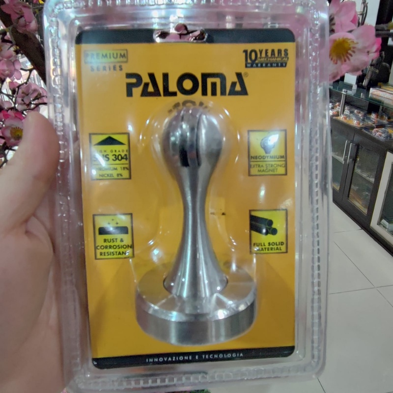 DOOR STOPPER PALOMA DSP 242 PENAHAN PINTU  MAGNET STAINLESS EXCLUSIVE