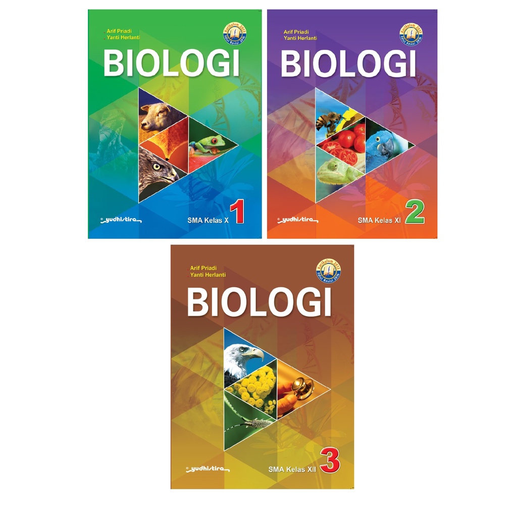 Buku Biologi SMA/MA Kelas 10 s/d Kelas 12 Kurikulum 13 Edisi Revisi 2016 - Yudhistira