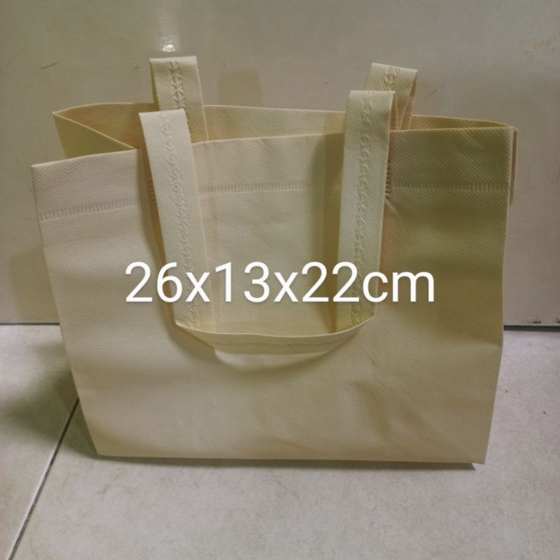 

tas godiebag,tas spondbond 75gsm.box brownis 26x22cm