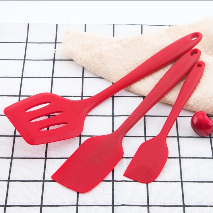 GP Spatula Set Alat Masak 5 In 1 Sutil Scrap Kocokan Silicone/Silikon Lucu Lengkap