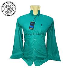 Koko Ammu Warna Hijau Wardah Lengan panjang size S M L XL