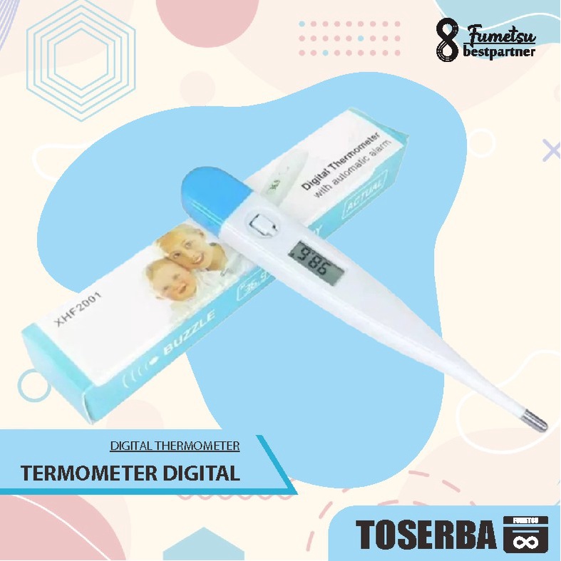 Thermometer Digital Alat Pengukur Suhu Badan Bayi Anak Termometer Ukur Ketiak
