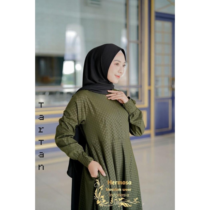 Gamis army/gamis warna army/gamis tartan army hermosa/gamis armi