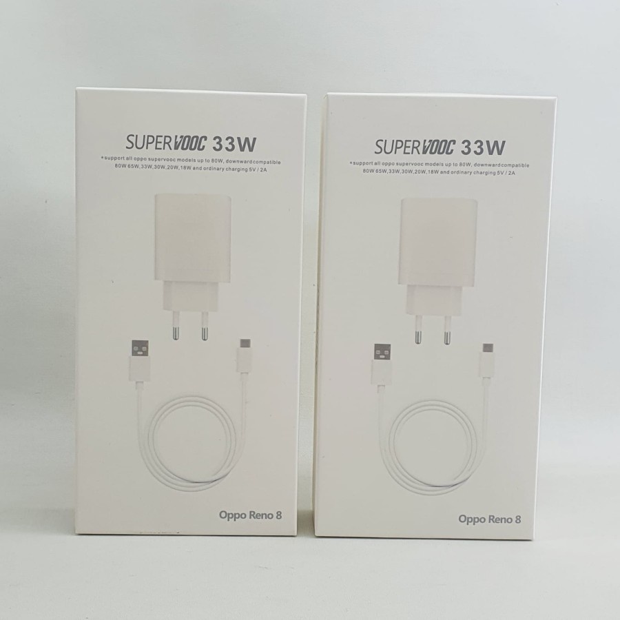 Charger OPPO Reno 8 Type C Super Vooc 33Watt Fast Charging Original