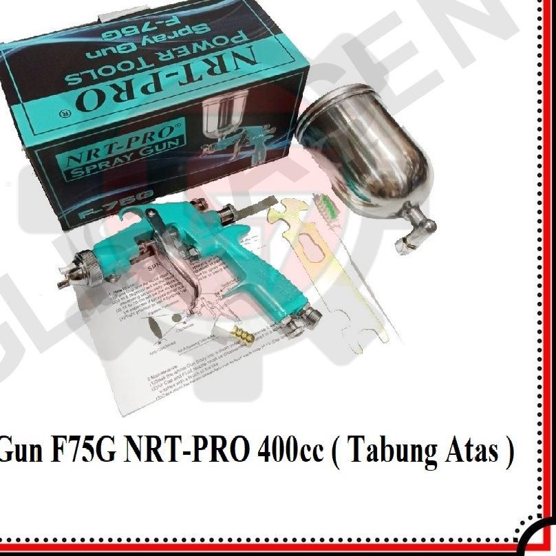 ◌ NRT-PRO F75G Spray Gun Tabung Atas Cat Semprot Spraygun F 75 G 75G F7S ☆
