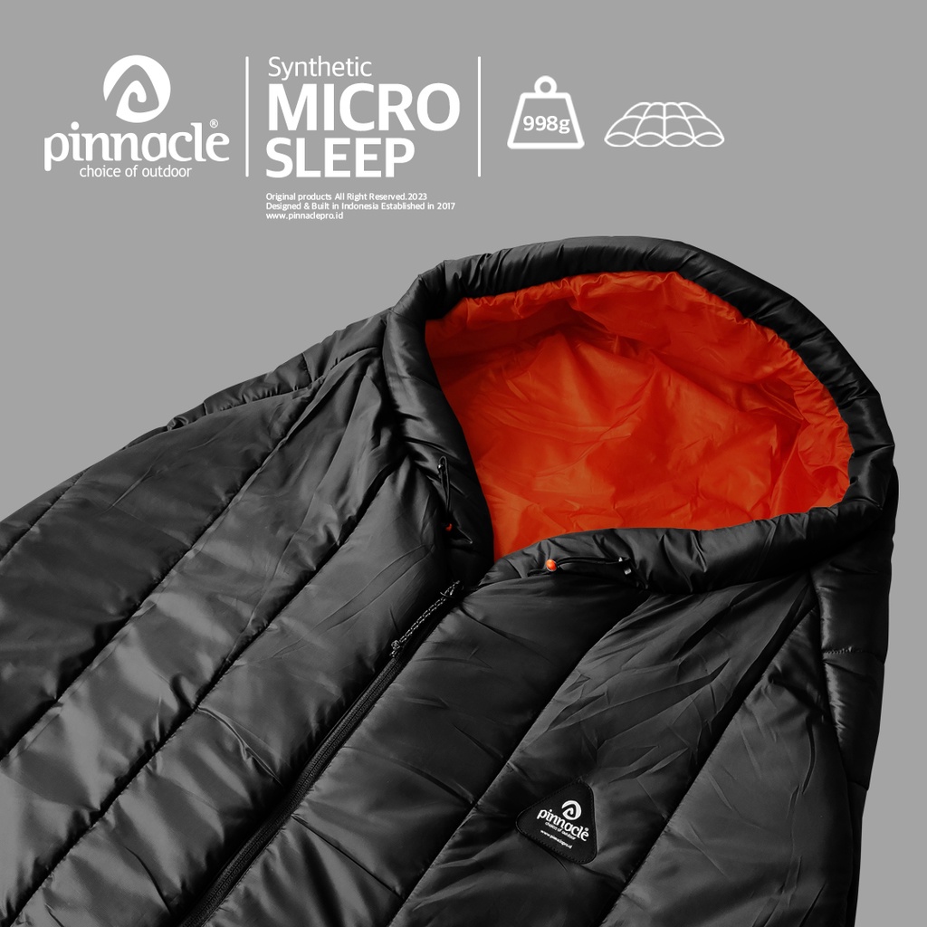 Pinnacle Synthetic Micro Sleep - Black Orange