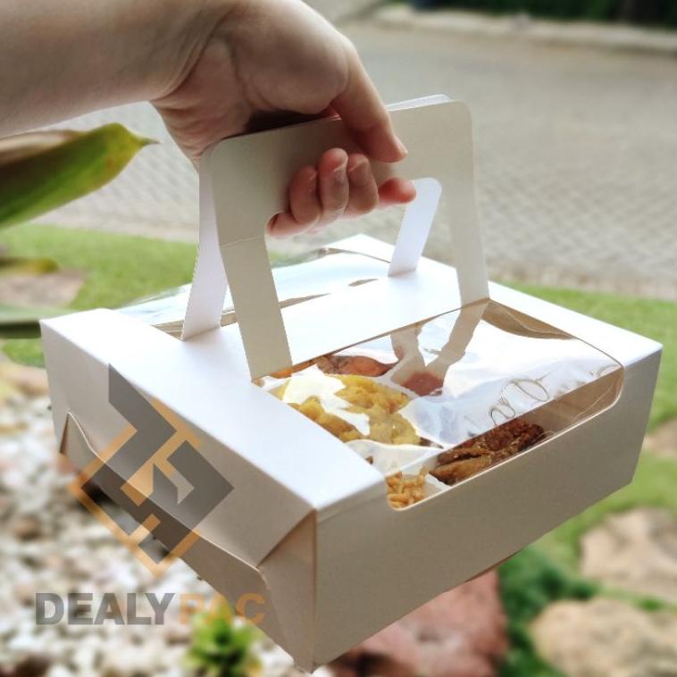 

12.12 Flash Sale Box Handle Mika 20x20x7cm - Ivory (per 10pcs) 