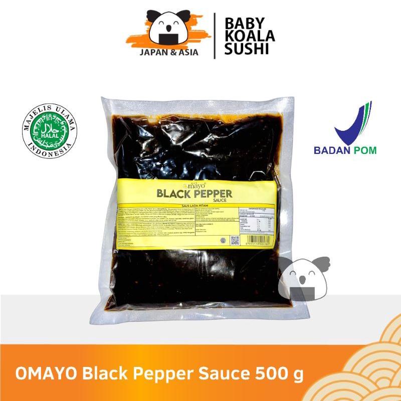 

OMAYO Blackpepper Sauce 500 g Halal | Saus Lada Hitam | Blackpepper Kualitas Terbaik