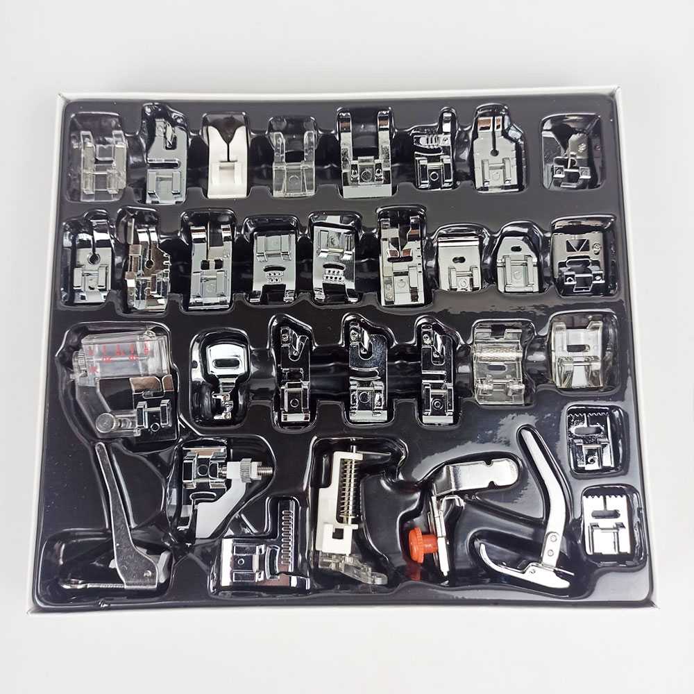 (BISA COD) FTIHSHP Sepatu Mesin Jahit Set Presser Foot 32 PCS - CYJ-32