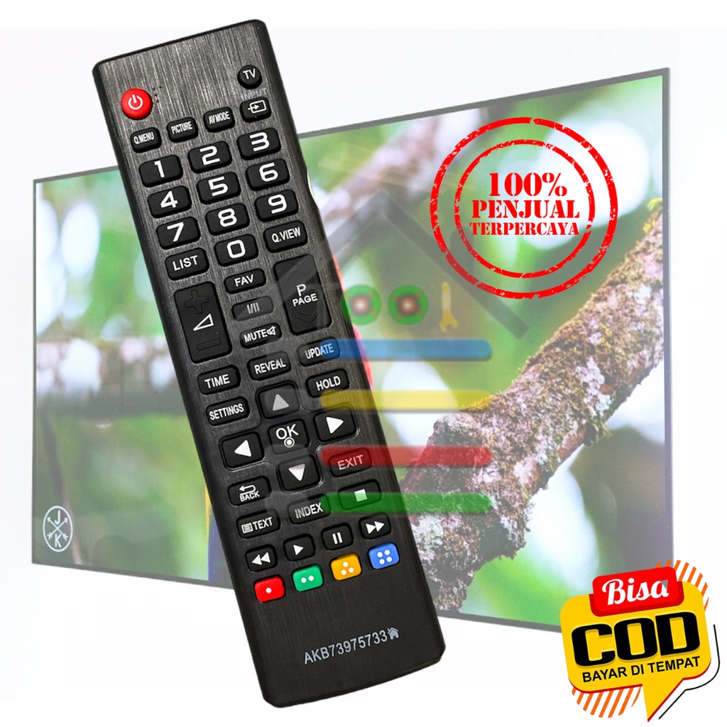 REMOTE TV LG DIGITAL LCD LED HITAM TIPE AKB73975733