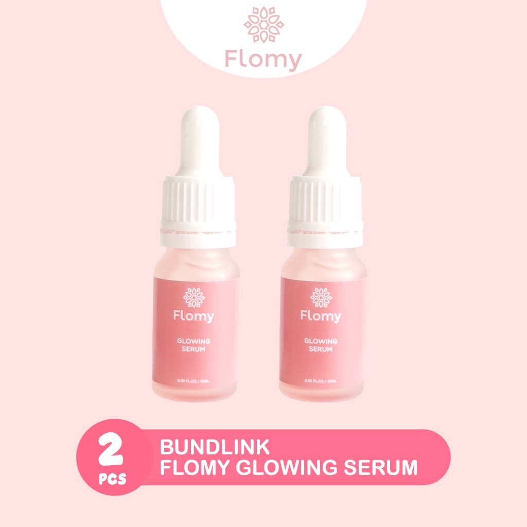 Flomy Retinol Glowing Serum | Bundlink Isi 2 Botol