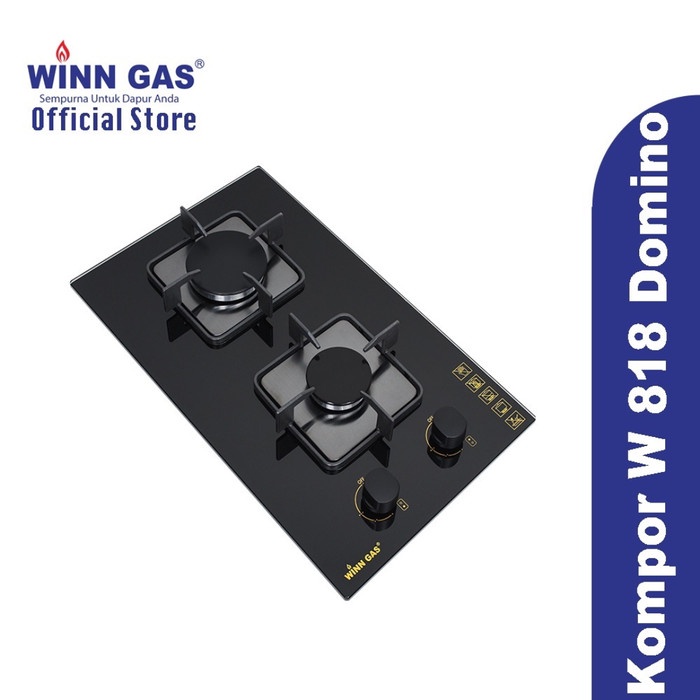 Winn gas Kompor gas tanam W818 Domino / Kompor gas / Perangkat dapur