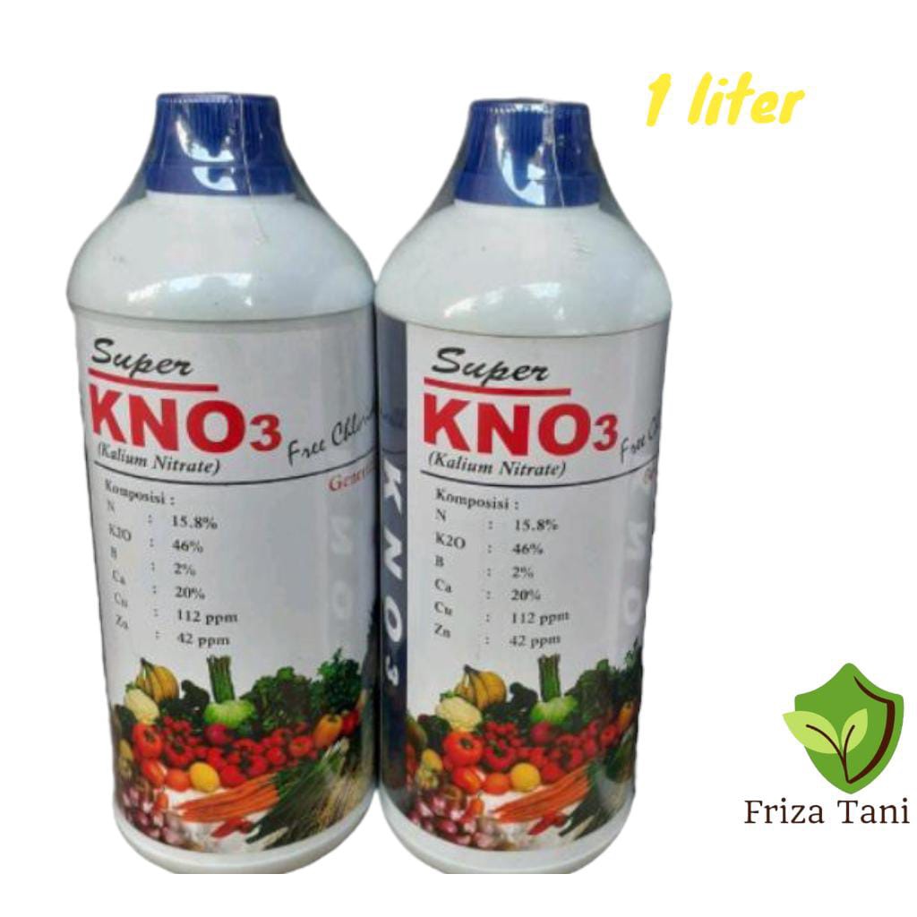 Pupuk KNO3 Cair Putih 1 liter Bahan Aktif Kalium (K) dan Nitrogen (N) untuk Mempercepat Pertumbuhan 
