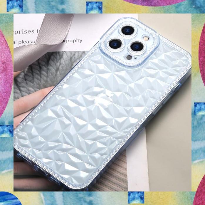Soft Case Diamond Crystal Bling Iphone 13 - 13 Pro Max Bayar Cod