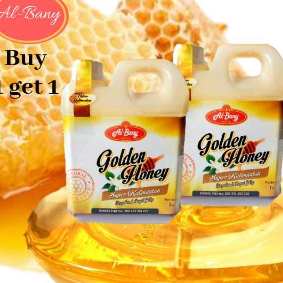 

MALL Paket MADU GOLDEN HONEY Al-Bany Nett 1kg beli 1 gratis 1 gas !!