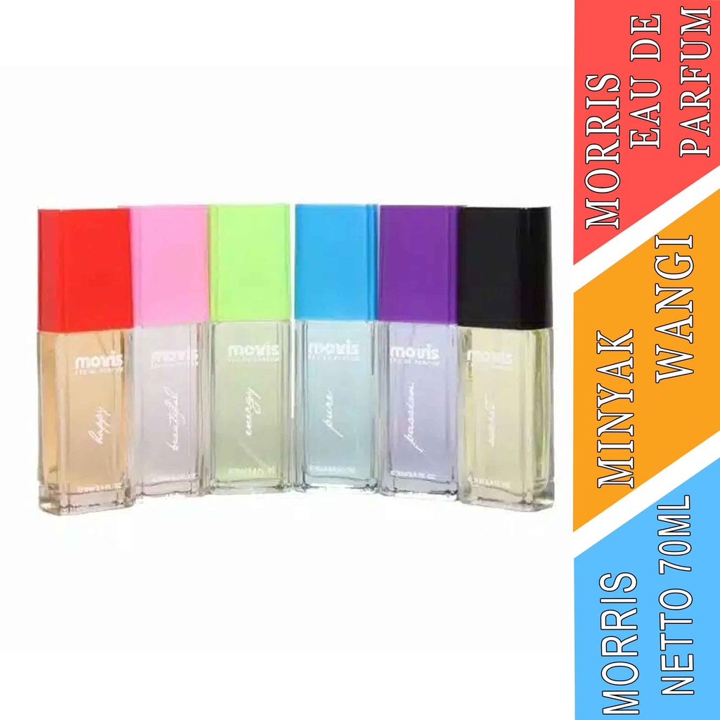 Parfum-  Morris- Minyak wangi- Secret- Passion- Happy- Beautiful