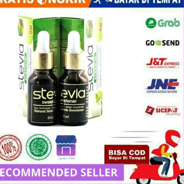 

☪ Gula Stevia Original Pemanis Alami Nol Kalori Natural Stevia Sweetener ♨