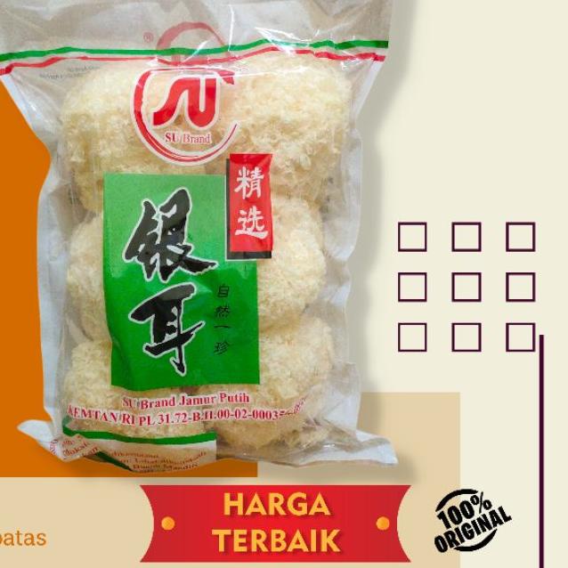 

☈ SU brand r Putih / r es [ white fungus ] 500gr ♥