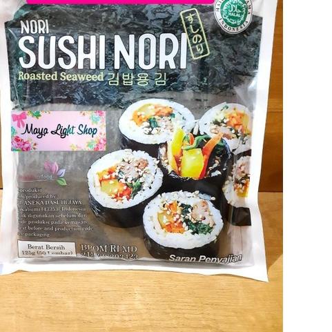 

➢ Nori sushi 50 lembar manjun tokinori sakao sushi nori halal murah kimbap bento onigiri seaweed rumput laut gimbap ➷