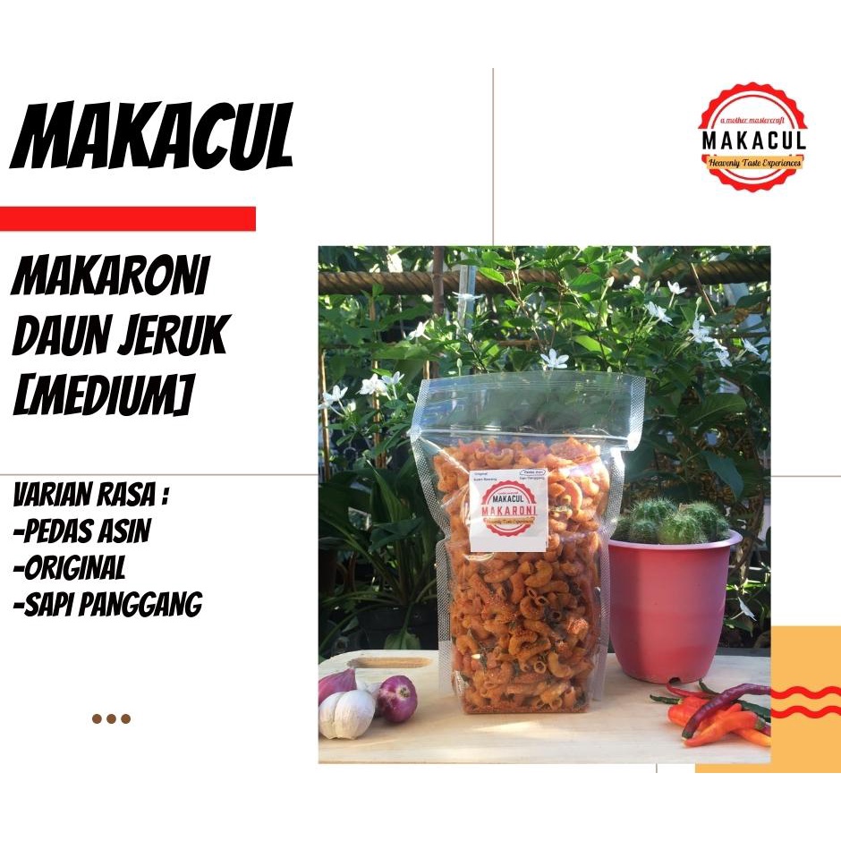 

Makaroni Bantet Daun Jeruk [MEDIUM] Rasa Ayam Bawang