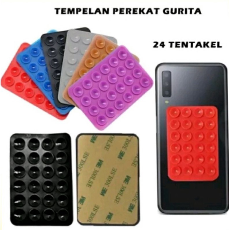 TEMPELAN HP GURITA SILIKON / SUCTION HOLDER HANDPHONE / TEMPELAN HP GOJEK DRIVER MOTOR / HOLDER HP