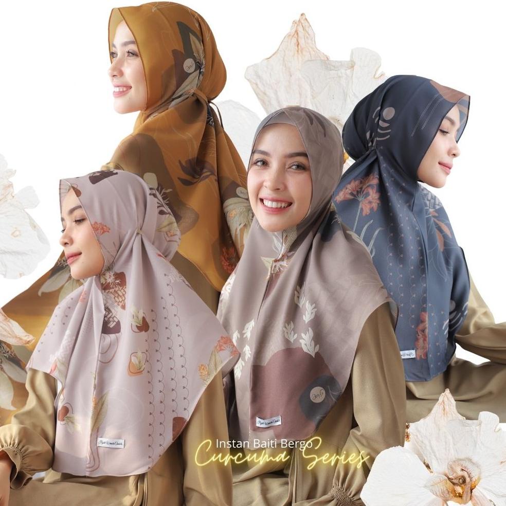 TERBARU Hijabwanitacantik - Instan Baiti Curcuma | Hijab Instan | Jilbab Instan