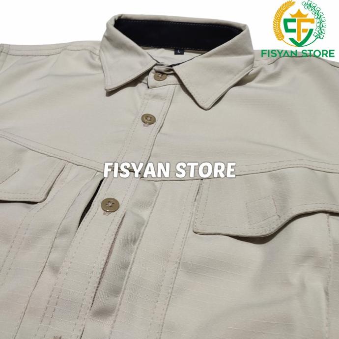 Kemeja Satgas Satpol PP Lengan Panjang (Bahan Luster)