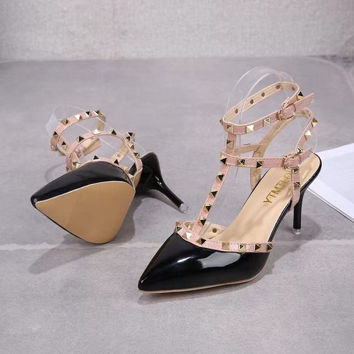 GI 772 (SIZE 35-39) RISCE SEPATU HEELS 8CM IMPORT WANITA CEWEK PEREMPUAN JAKARTA BATAM