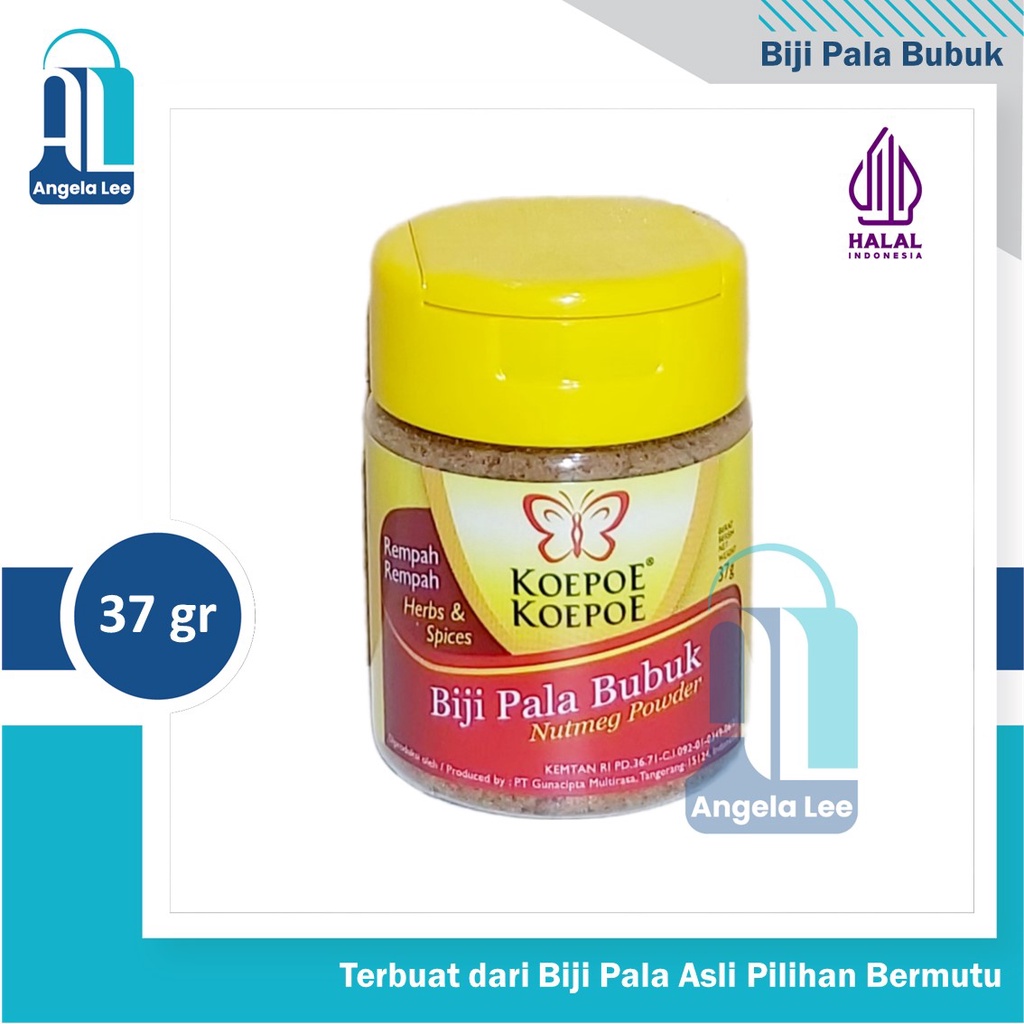 Koepoe Koepoe Biji Pala Bubuk Murni Nutmeg Powder Koepoe 37gr