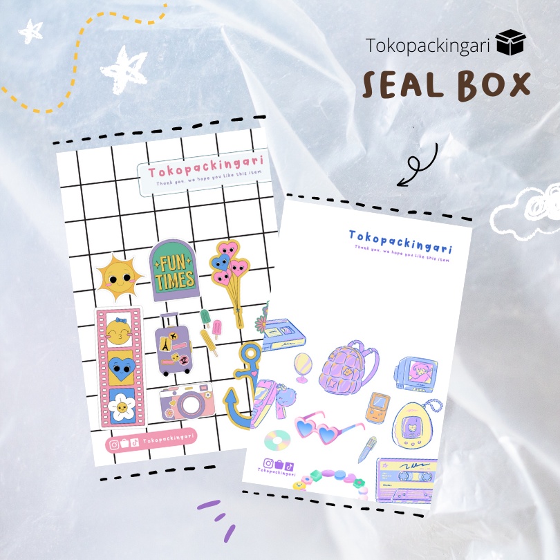 

Sticker Segel Box | Seal Box | Segel Makanan | Segel Kotak Box | Segel Hampers | Segel Packing