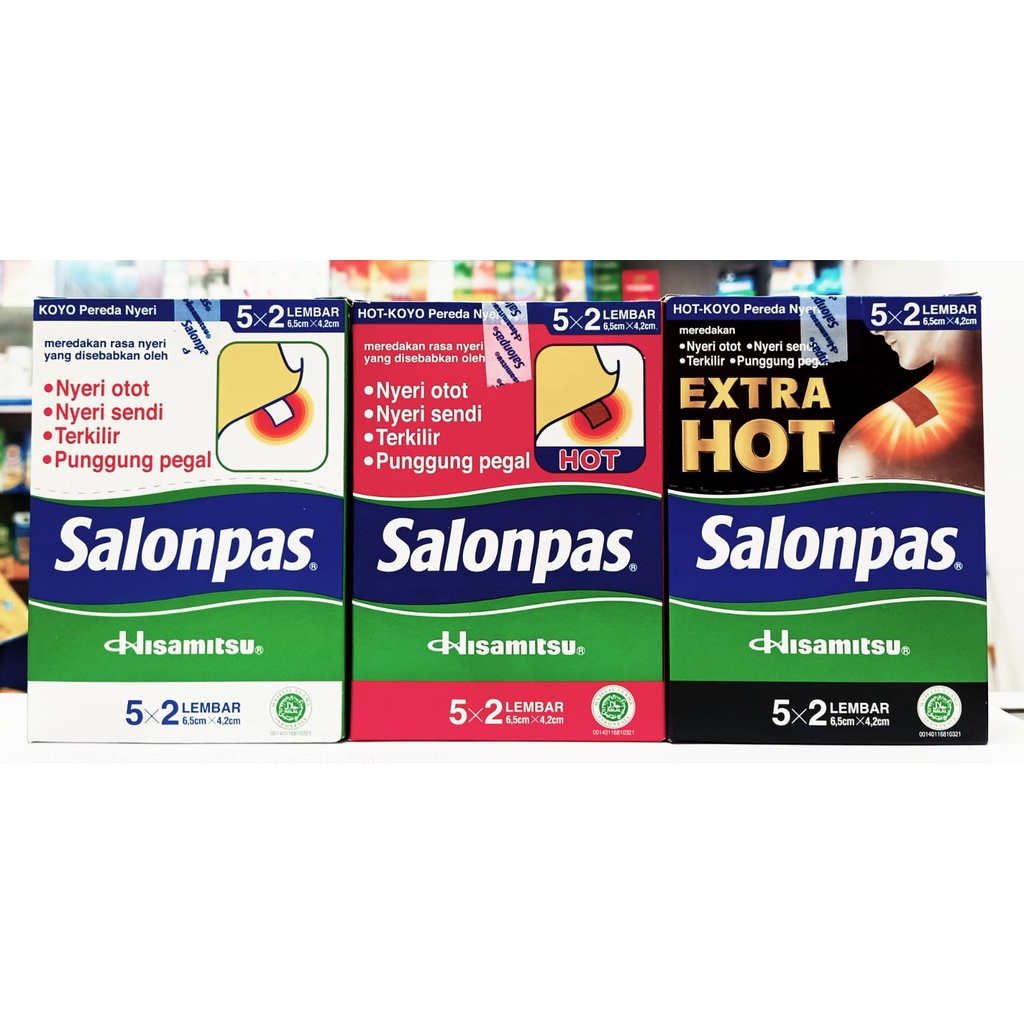 Salonpas Koyo 𝟓𝐱𝟐 𝐥𝐞𝐦𝐛𝐚𝐫 𝟏 𝐊𝐎𝐓𝐀𝐊 𝐈𝐒𝐈 𝟏𝟎𝟎 𝐒𝐀𝐂𝐇𝐄𝐓 - Koyo Pereda Nyeri Sendi