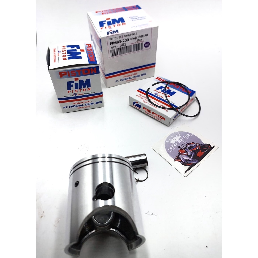 piston fim ninja 150 ninja RR ninja R os std 25 50 75 100 125 150 200 250 300 350 400mm fim 83 pin 1 kawasaki seher fim izumi ring pen komplit