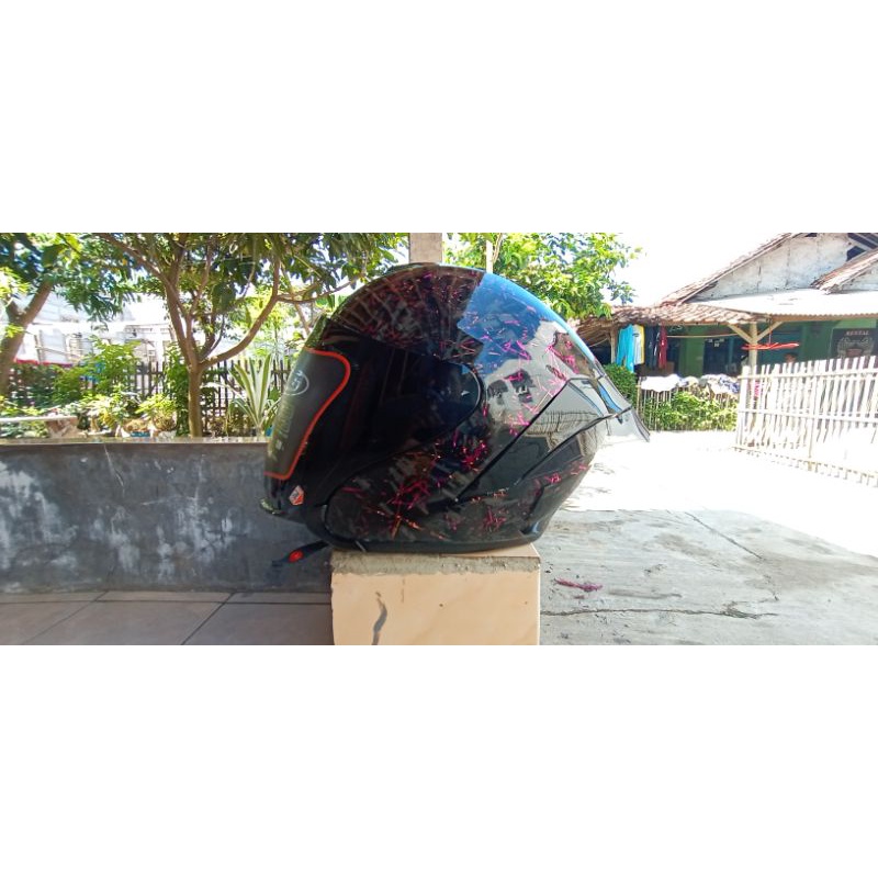 njs kairoz carbon forged / skinning carbon helm njs kairoz /njs kairoz