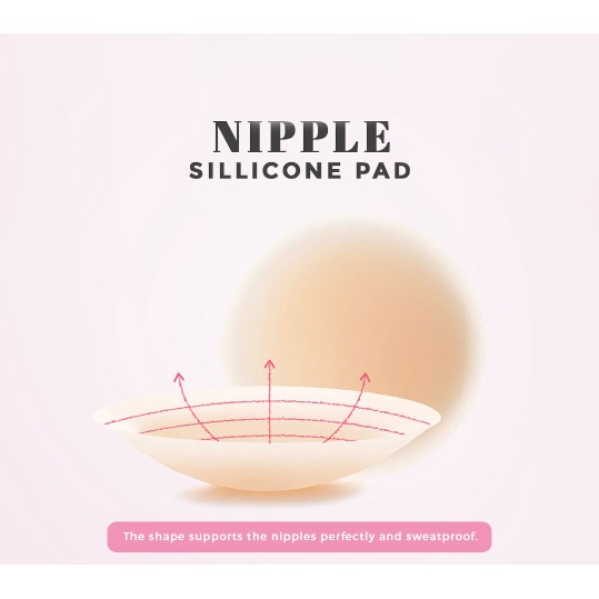 ❤ IJN ❤ Nipple FREESIZE Sillicone Pad / silikon gel bra pesta penutup puting