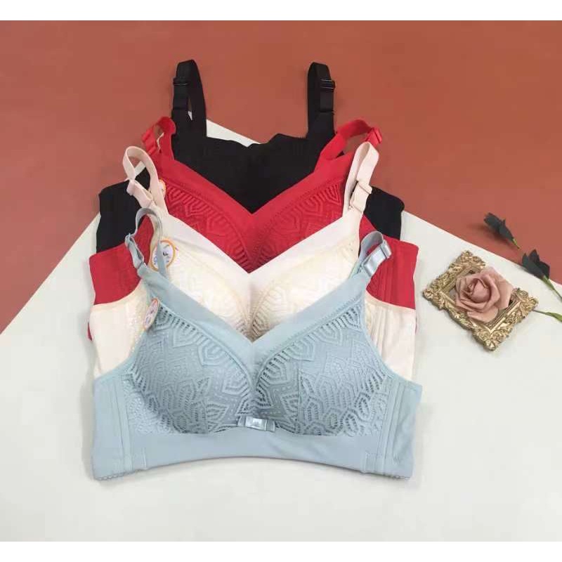 BRA / BH WANITA 209 TIDAK ADA KAWAT BUSA SEDANG SIZE 32-40