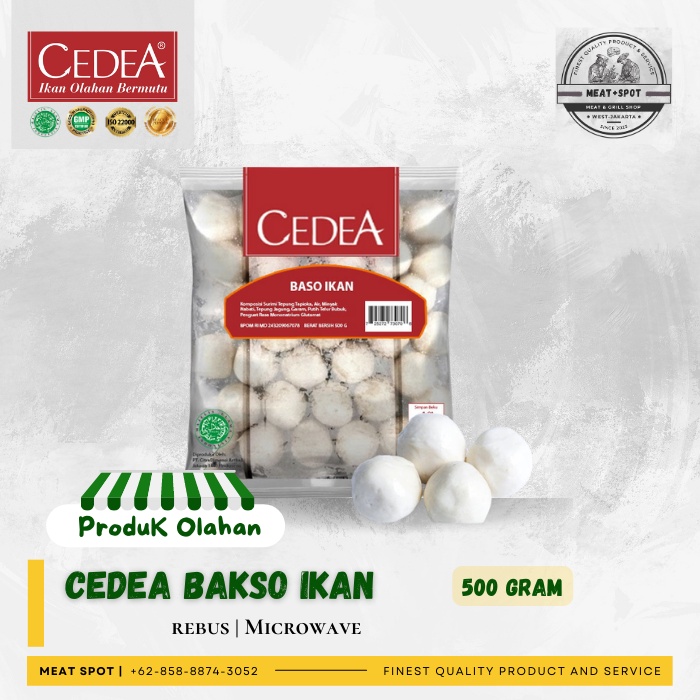 

Cedea Bakso Ikan | Rebus/Goreng | 500 gr