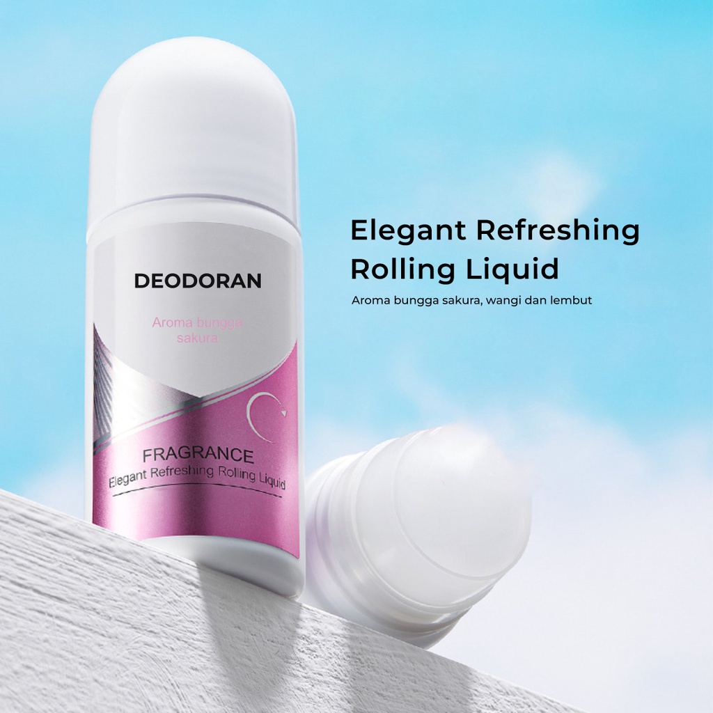 Deodorant Dry Serum Natural Brightening Menyegarkan dan penghilang bau badan