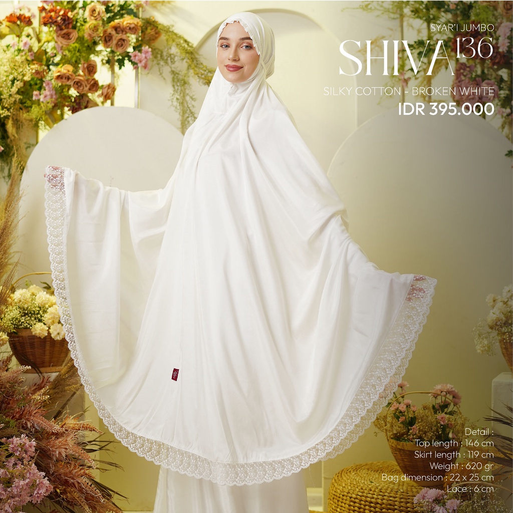 TATUIS SHIVA 136 Mukena Jumbo Maxi Premium Silky Cotton