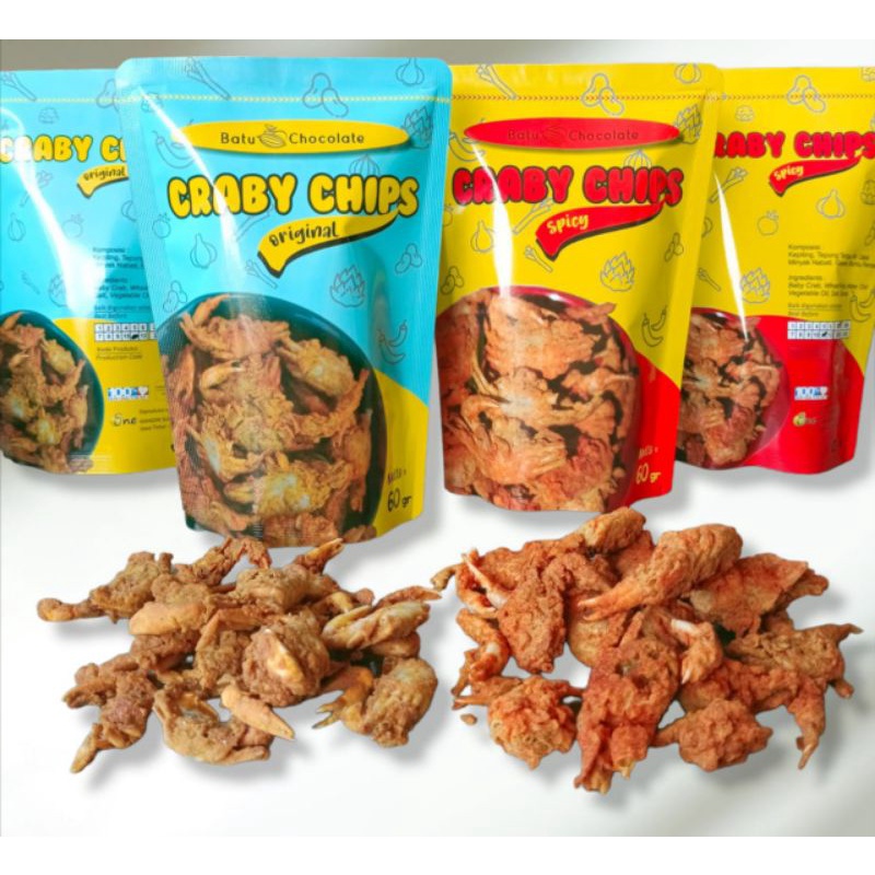 One Mandiri Sukses - Craby Chips Baby Crab - Oleh Oleh Kota Malang Batu