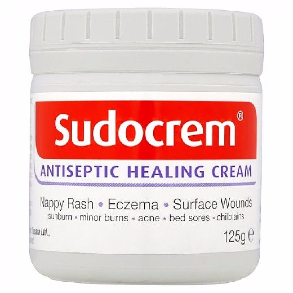 Sudocrem Baby Antiseptic Healing Cream 125 gr - Krim Perawatan Bayi Sudocrem / Jerawat Ruam Popok Cream / Diaper Rash Cream /Tidak ada Iritasi Alergi - Baby Care Cream Baby Cream