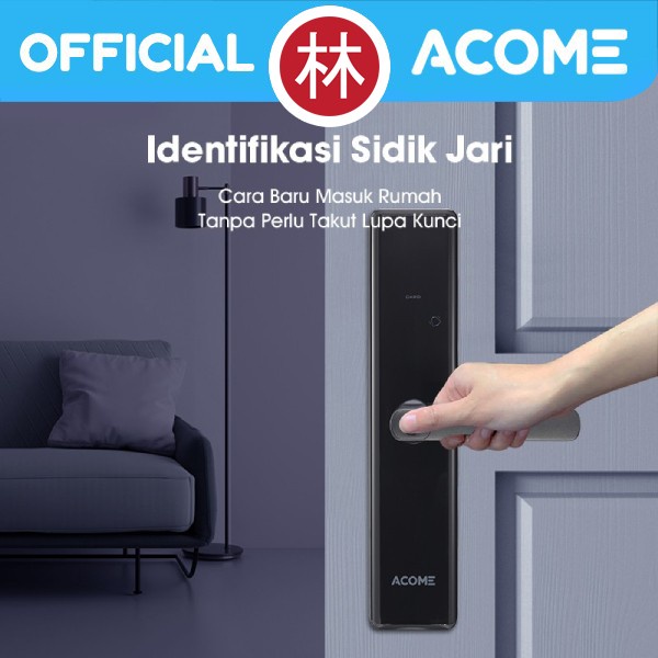 ACOME Smart Lock - Lock 1 - Kunci Pintu Finger Print Security Door