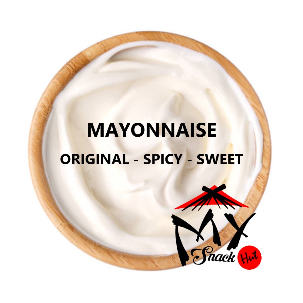 MAYONNAISE MAYONES MAYO - SAUS SWEET HOT SPICY ONION KEJU CHEESE ASIN MANIS PEDAS DRESSING SAUCE HALAL