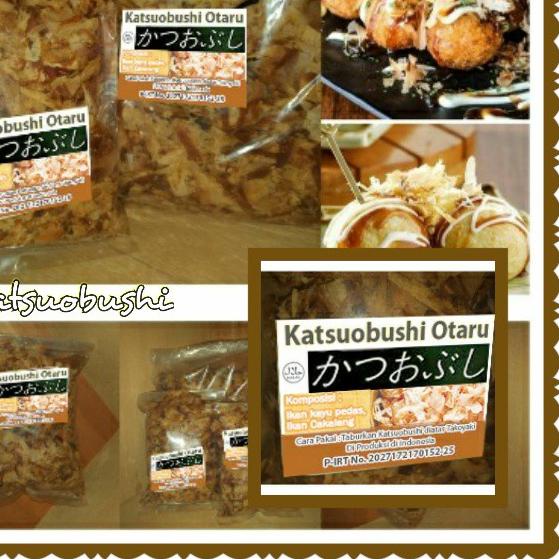 

✥ Ikan Cakalang katsuobushi 200 gram- Taburan takoyaki - Ikan Cakalang Asap 200 gram ♜
