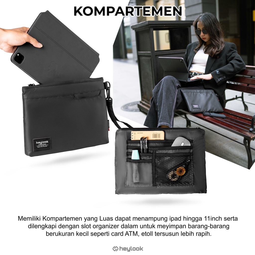 Handbag Tas Hp Ipad Pouch Bag Elegan Tas Tangan Anti Air Clutch Bag Multifungsi