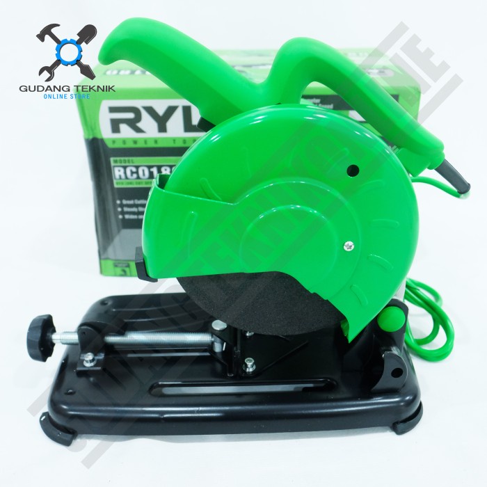 Mesin Cut Off Saw Potong Besi Aluminium Listrik 7&quot; RCO180 RYU / Electric Cutting Wheel Gergaji Potong Besi Aluminium 7 Inch RCO180 RYU