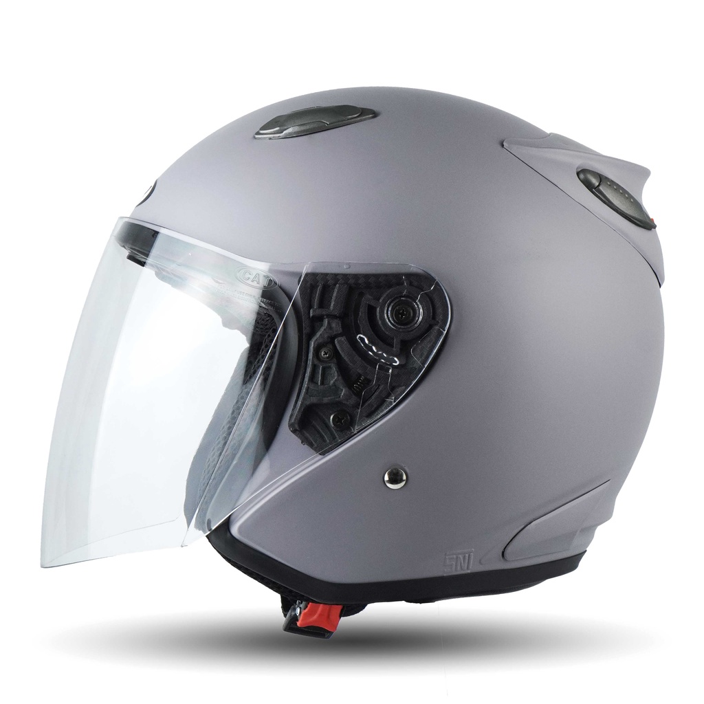Helm Half Face Dewasa INK Centro Basic Solid Untuk Helm Wanita Dan Pria Warna Lengkap SNI