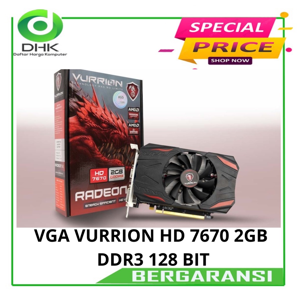 VGA VURRION HD 7670 2GB DDR3 128 BIT